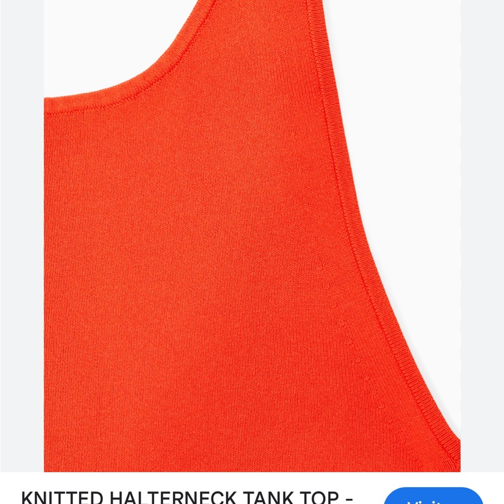 COS Knitted Halterneck Tank Top - Picture 9 of 9